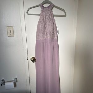 Light purple bridesmaid dress